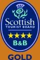 4 Star Bed and Breakfast Gold Logo 